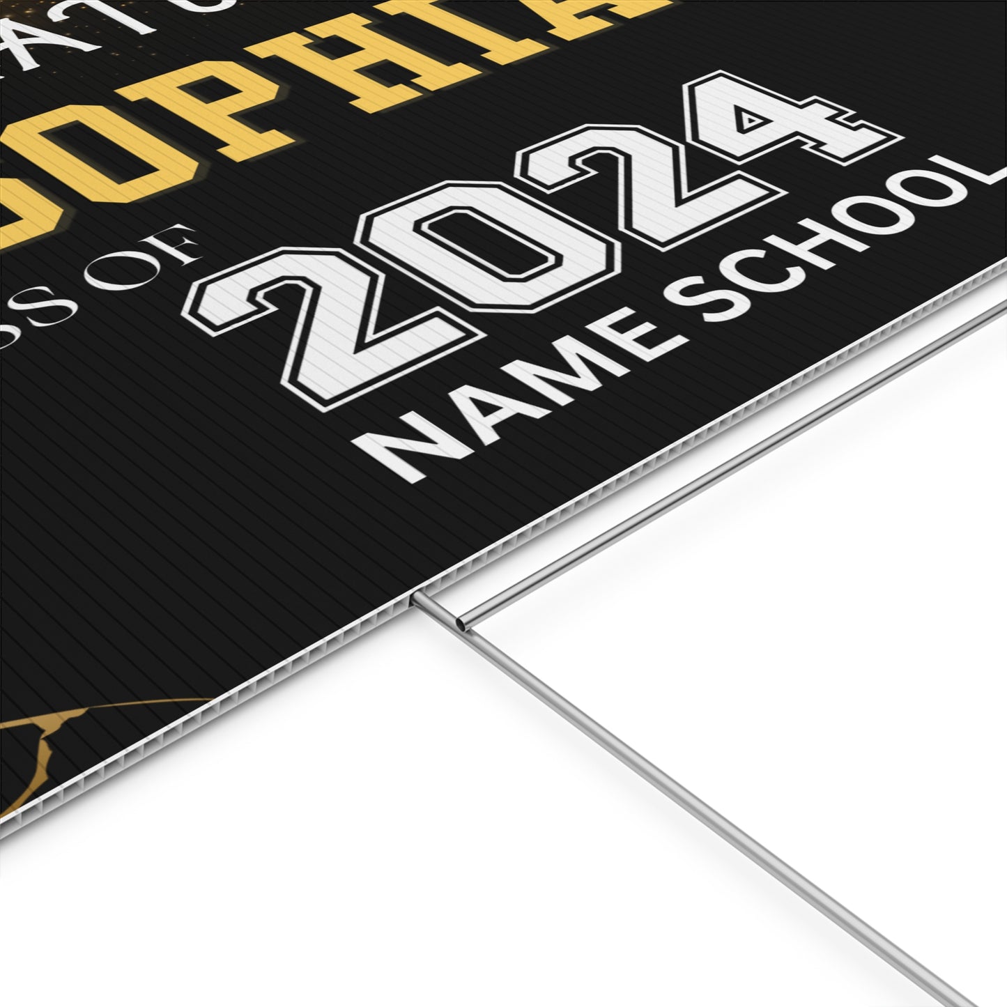 Personalized Graduation Yard Sign 2024 Class Of, Graduation Senior Sign 2024, Class Of 2024 Yard Sign, Graduate Banner 2024 Graduation Decorations High School Grad, College Graduation, Congrats Gift