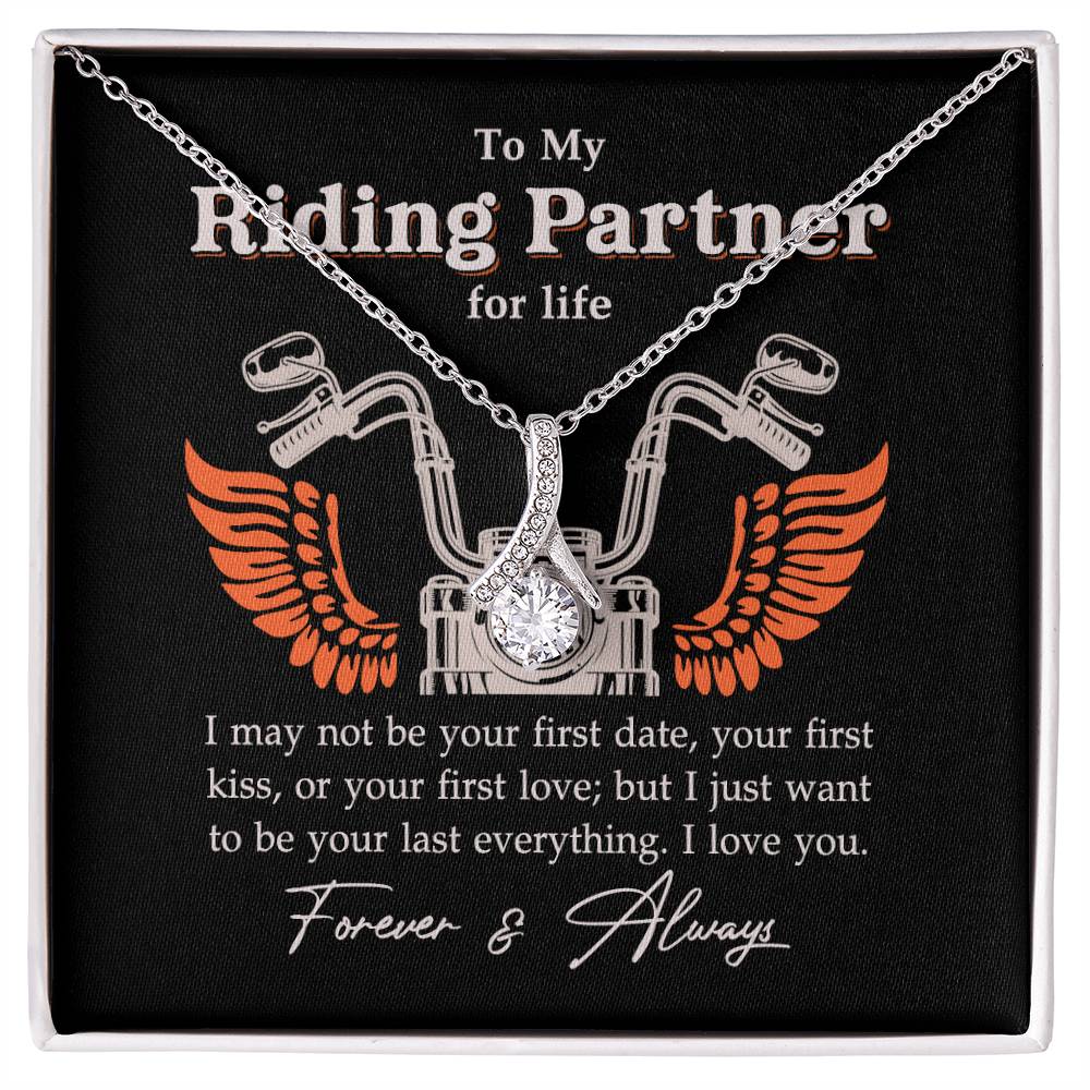 Riding Partner Gift Riding Partner Necklace Biker Woman Birthday Gift Anniversar