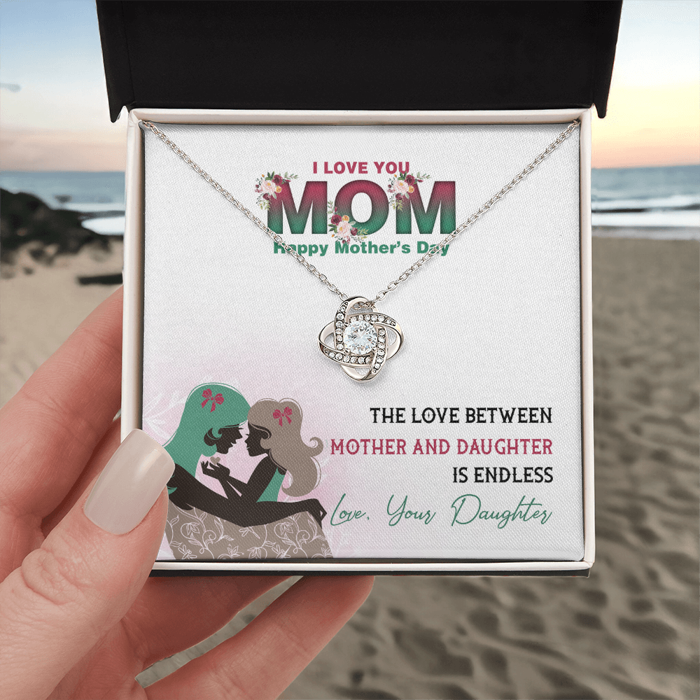 I love you Mom Gifts, Mother's Day Necklace Gift, To My Mom Necklace From Daughter, Daughter To Mom Gift