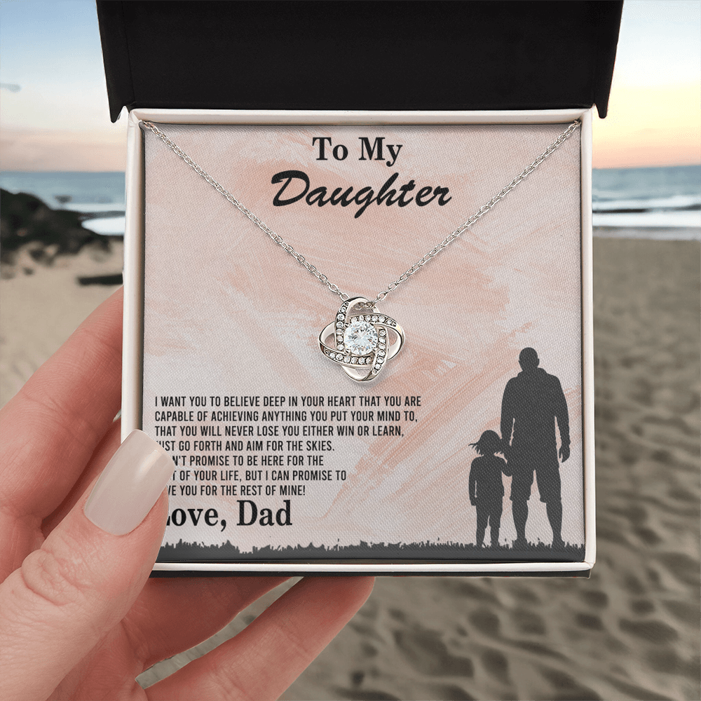 To My Daughter Gift Necklace Love Dad, To My Badass Daughter, Daughter Jewelry From Dad, Father Daughter Gifts From Dad, Necklace For Daughter, To Daughter From Dad, Father Gifts From Daughter