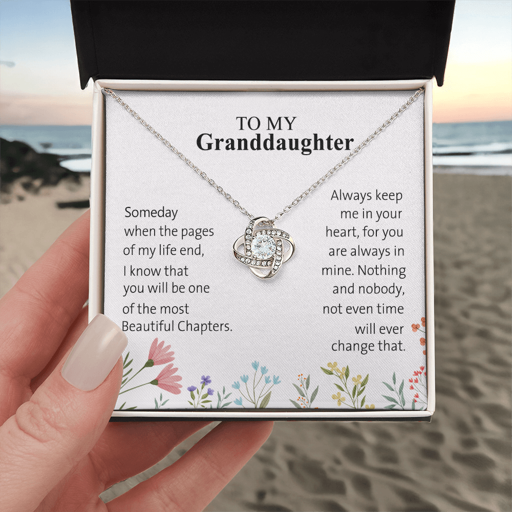 Granddaughter Gifts From Grandma - Granddaughter Necklace, Jewelry Keepsake Gifts For Granddaughter, Love Gift For Adults Or Girls On Birthday, Graduation, Wedding, Valentines, Mothers Day Christmas