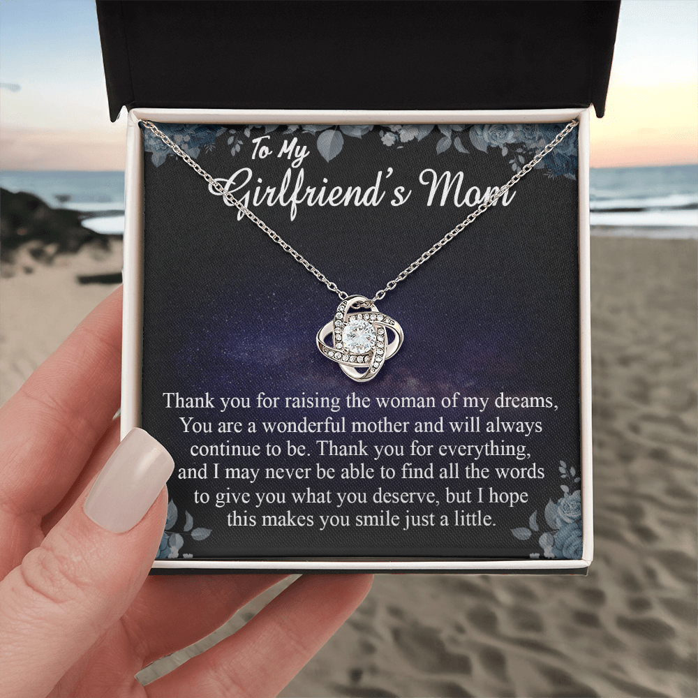 To My Girlfriends Mom Gift Mother's Day Gift for Girlfriend's Mom Necklace Gift On Christmas, Anniversary, Birthday Gifts