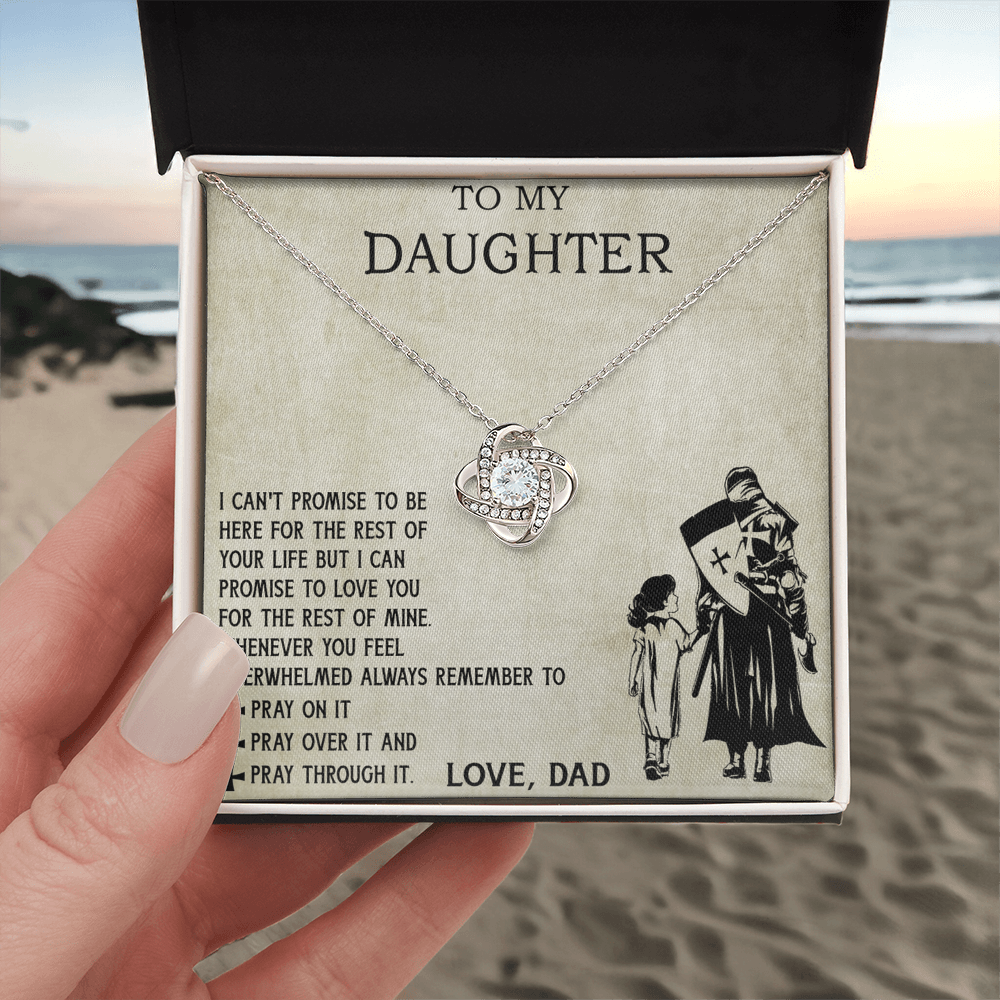 To My Daughter Necklace From Viking Dad, To My Beautiful Daughter Whenever You Feel Overwhelmed Jewelry Gift On Birthday, Christmas, Xmas with Message Card and Gift Box Jewelry For Girls
