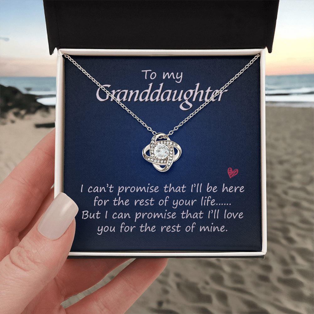 To my granddaughter Necklace For Grandma Nana, Grandma Jewelry Gift For Women From Grandchildren GrandKids