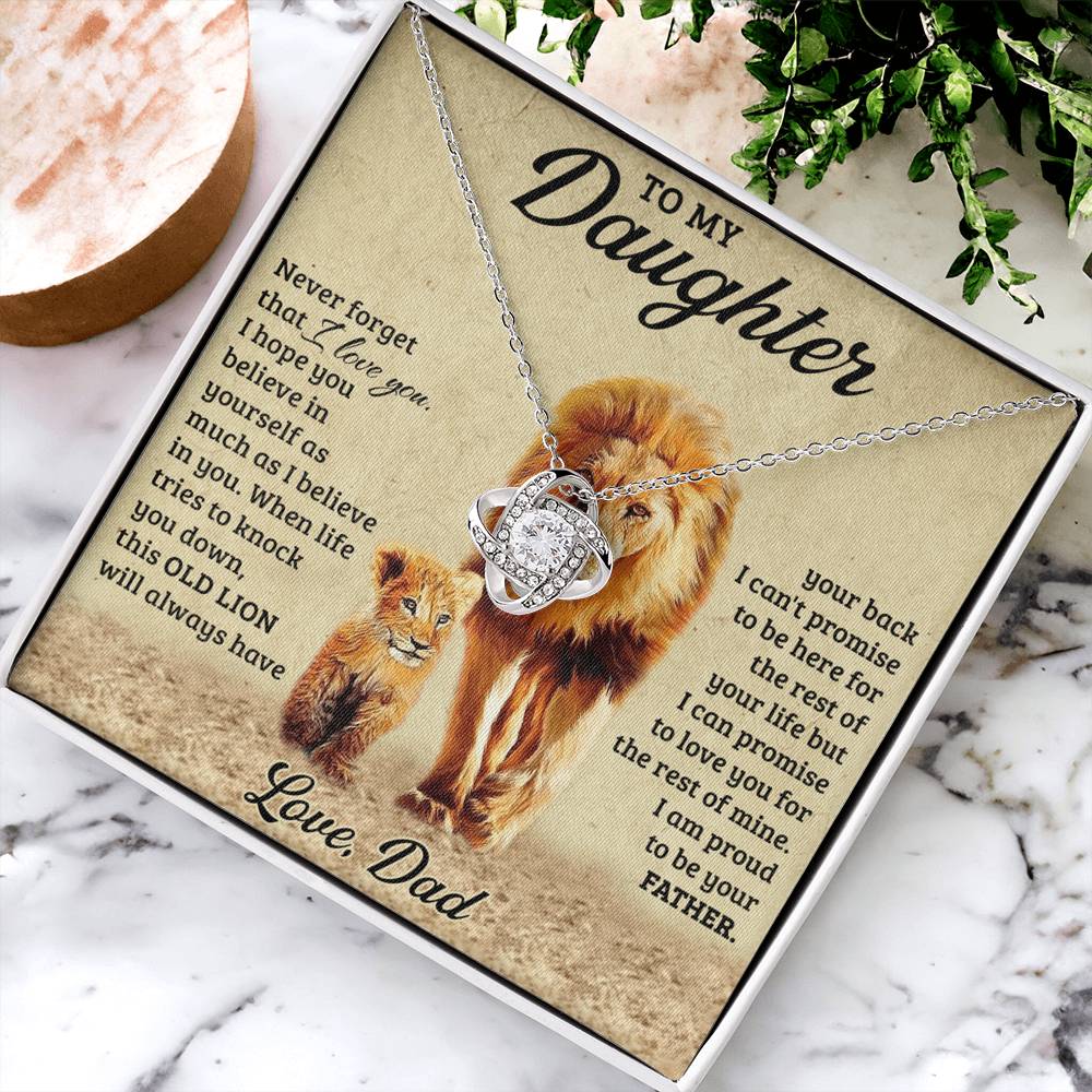 Father To Daughter Gifts Necklace From Dad, To My Daughter Necklace From Daddy On Graduation Gift, Birthday, Christmas For Badass Beautiful Girls Jewelry Gift For Girls, Little Girl Necklace