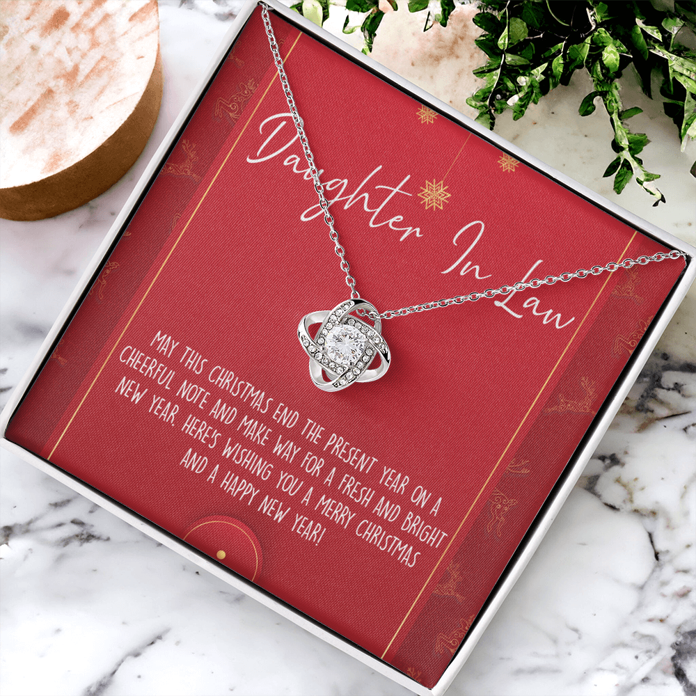 Christmas Necklace for Daughter in Law Gift Necklace, Daughter in Law Jewelry, Graduation Gift for Daughter in Law, Gift from Mother in Law, Daughter in Law Xmas Holiday Gift From In Law