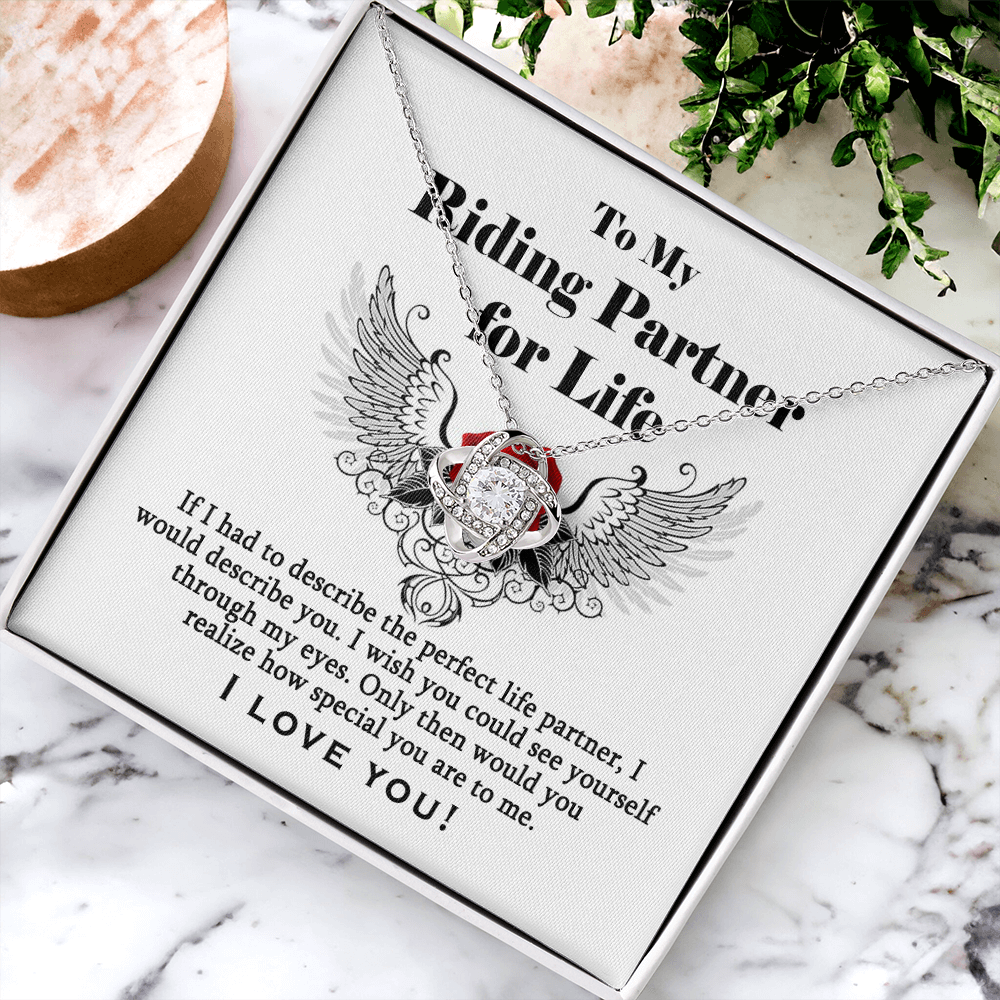 To My Riding Partner for Life Necklace From Husband, I Love You Gift Necklace Girlfriend, My Wife Gift Necklace My Wife, Gift for Her Luxury Jewelry Necklaces styles On Birthday, Xmas, Anniversary