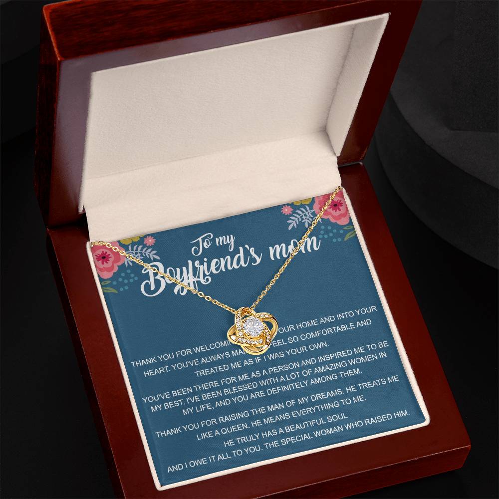To My Boyfriends Mom, Boyfriends mom gift, Mothers day gifts, Jewelry for Mom