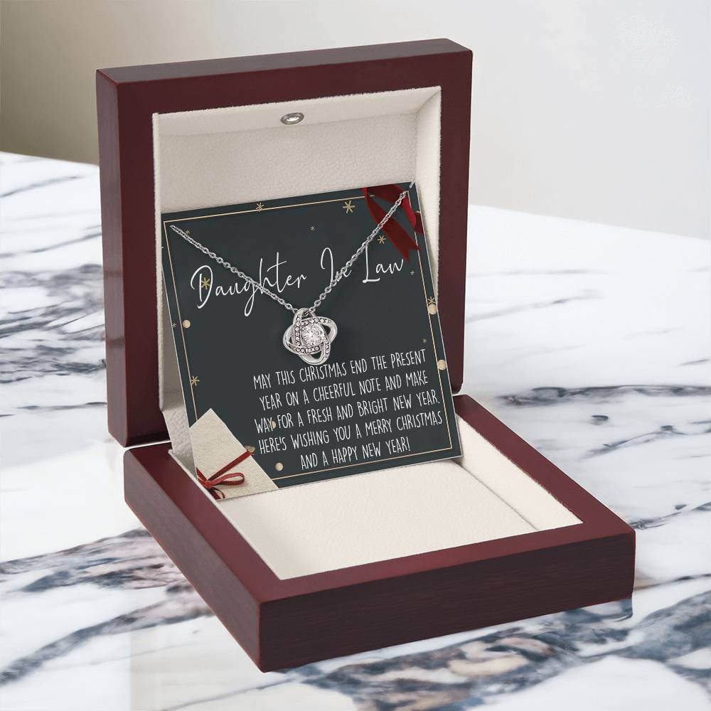 Christmas Jewelry for Girls Daughter in Law Gift Necklace, Daughter in Law Jewelry, Xmas Holiday Gift for Daughter in Law, Son's Gift, Daughter in Law Gift, Necklace From Daughter In Law