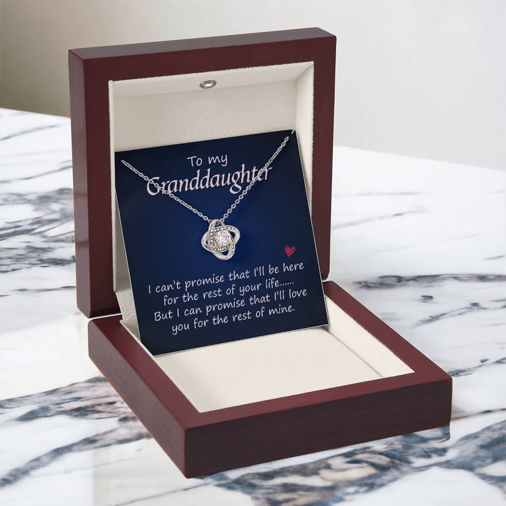 To my granddaughter Necklace For Grandma Nana, Grandma Jewelry Gift For Women From Grandchildren GrandKids