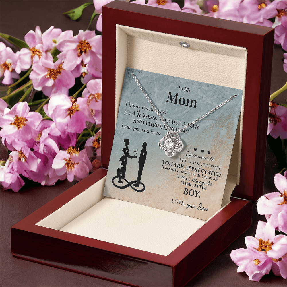 Mom Gift From Son To Mother Necklace Thoughtful Birthday Gift Sentimental