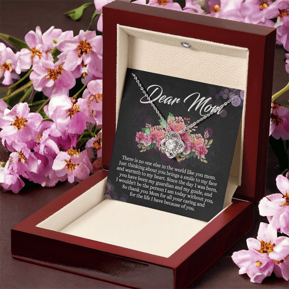 Dear Mom Gift Necklace, To My Mom Necklace From Daughter, Thank You Mom Necklace, Jewelry Gift For Mom On Mother's Day, Anniversary, Birthday Gift Jewlry For Women, Mother And Daughter Necklaces