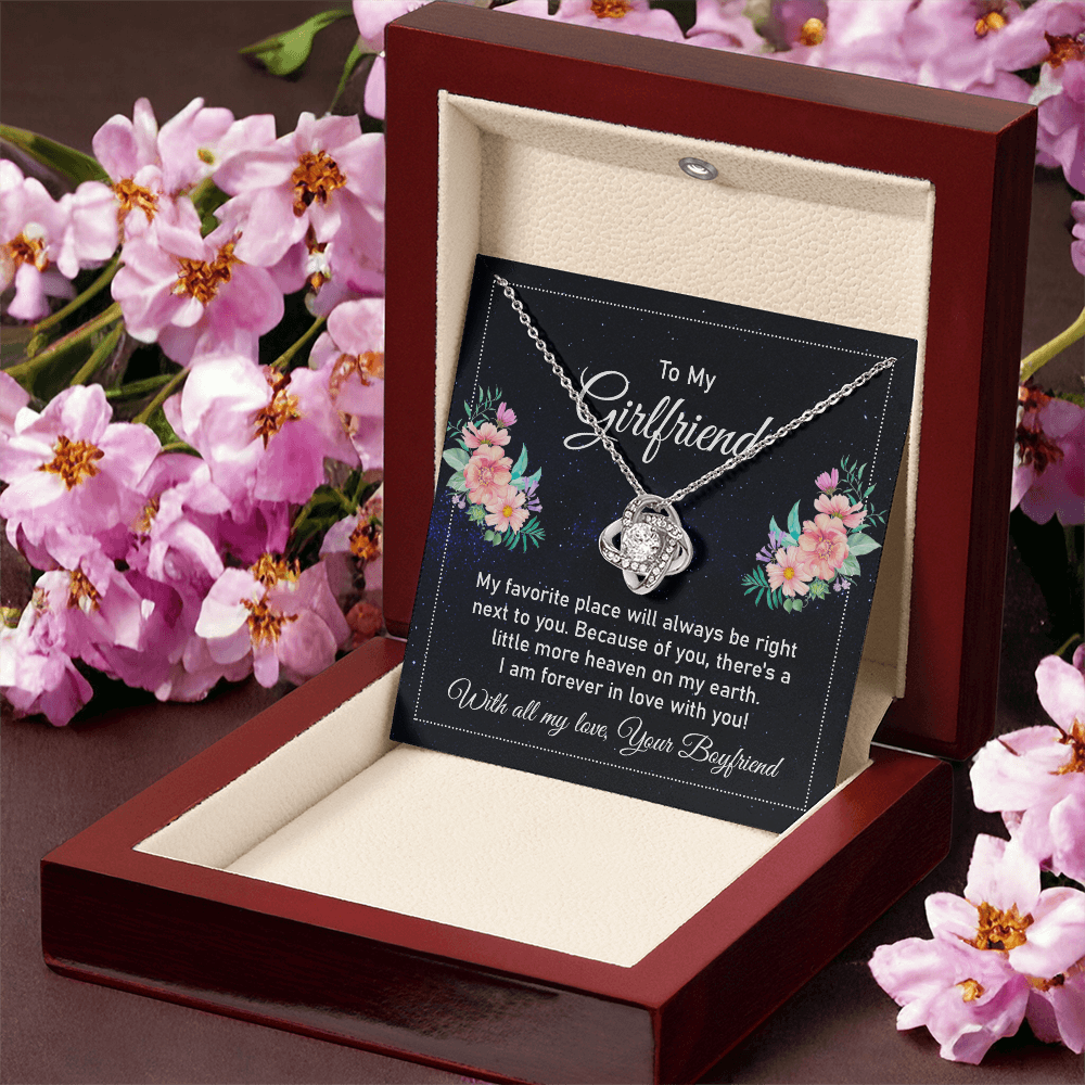 Boyfriend And Girlfriend Gift Jewelry, To My Girlfriend Necklace From Boyfriend