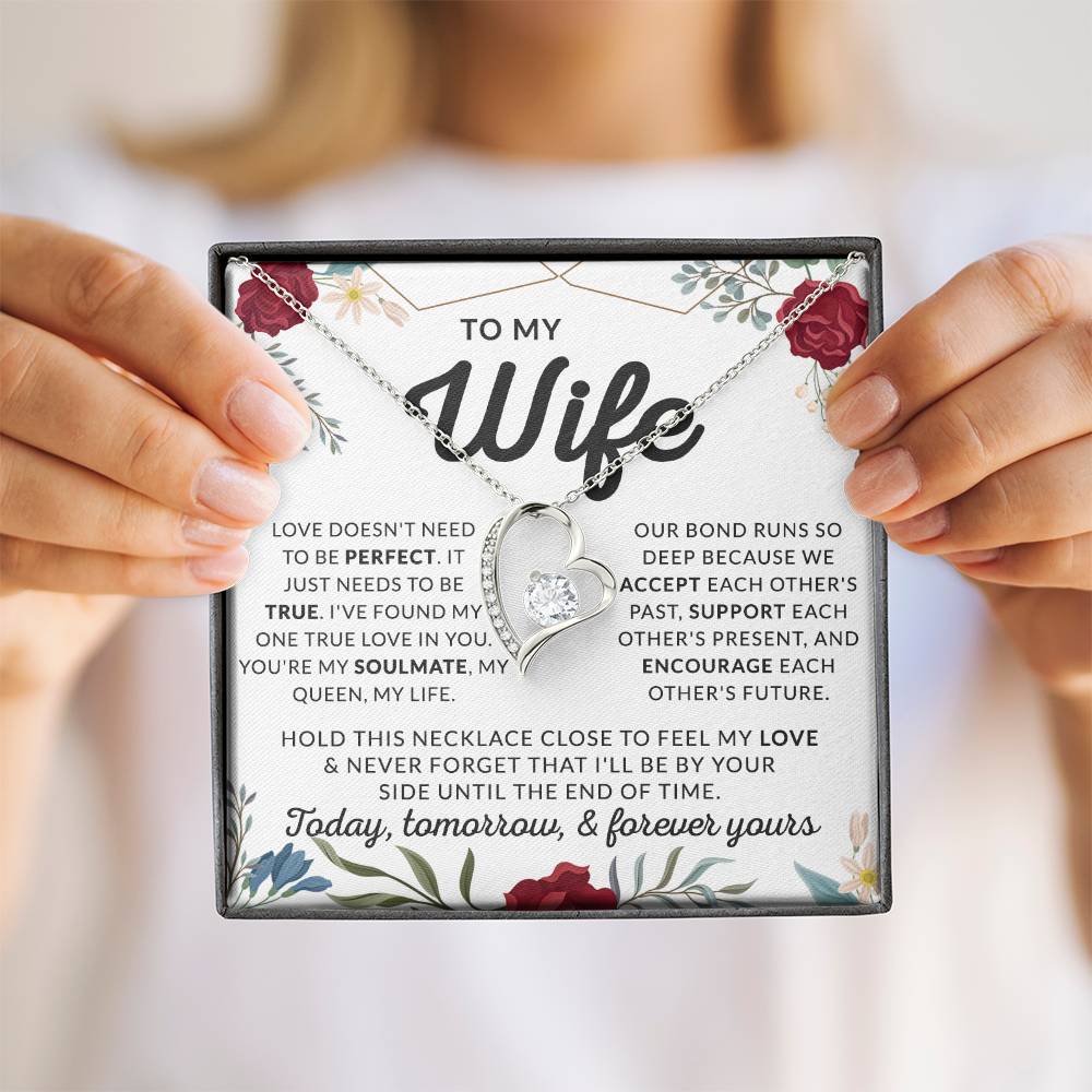 Eternal Hope Necklace To My Wife Gift, Necklace gift for her, Valentine's day 175138888386 Forever Love Necklace