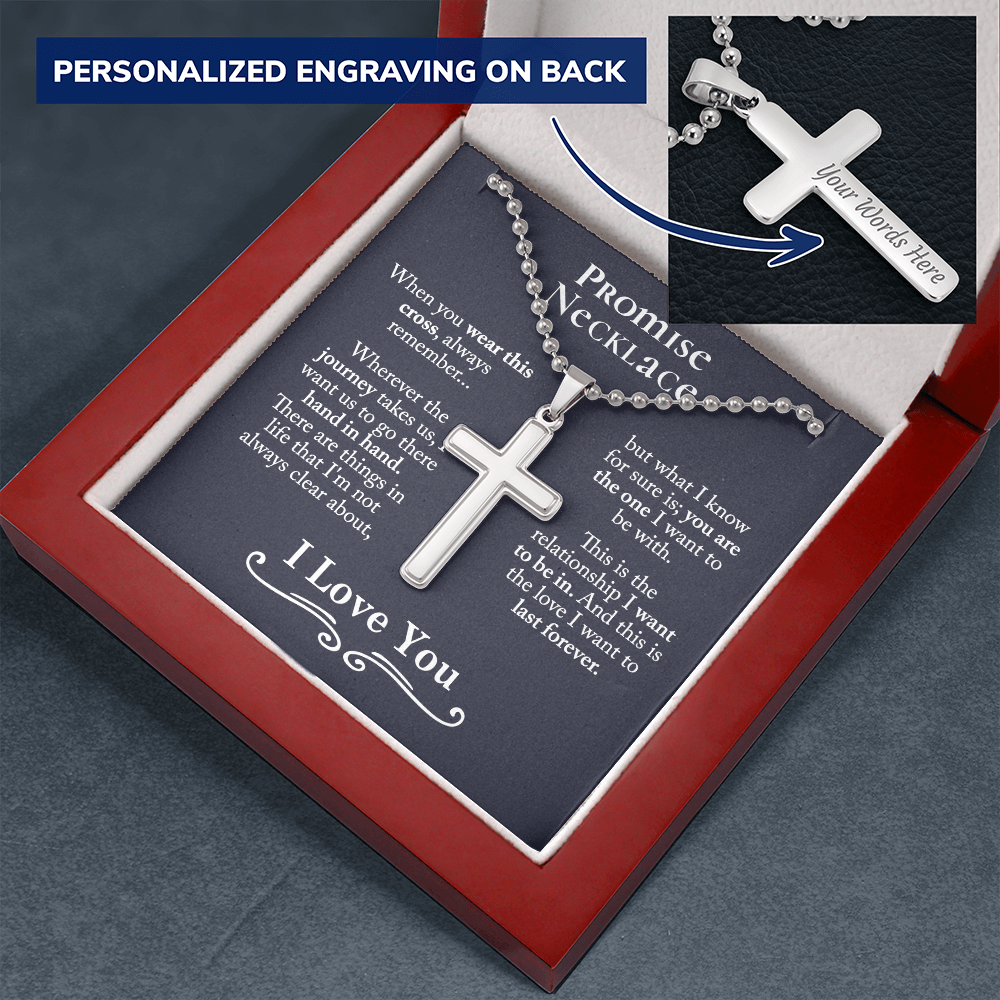 Promise Necklace For Him, Promise Gift For Him, Promise Jewelry Rings For Him
