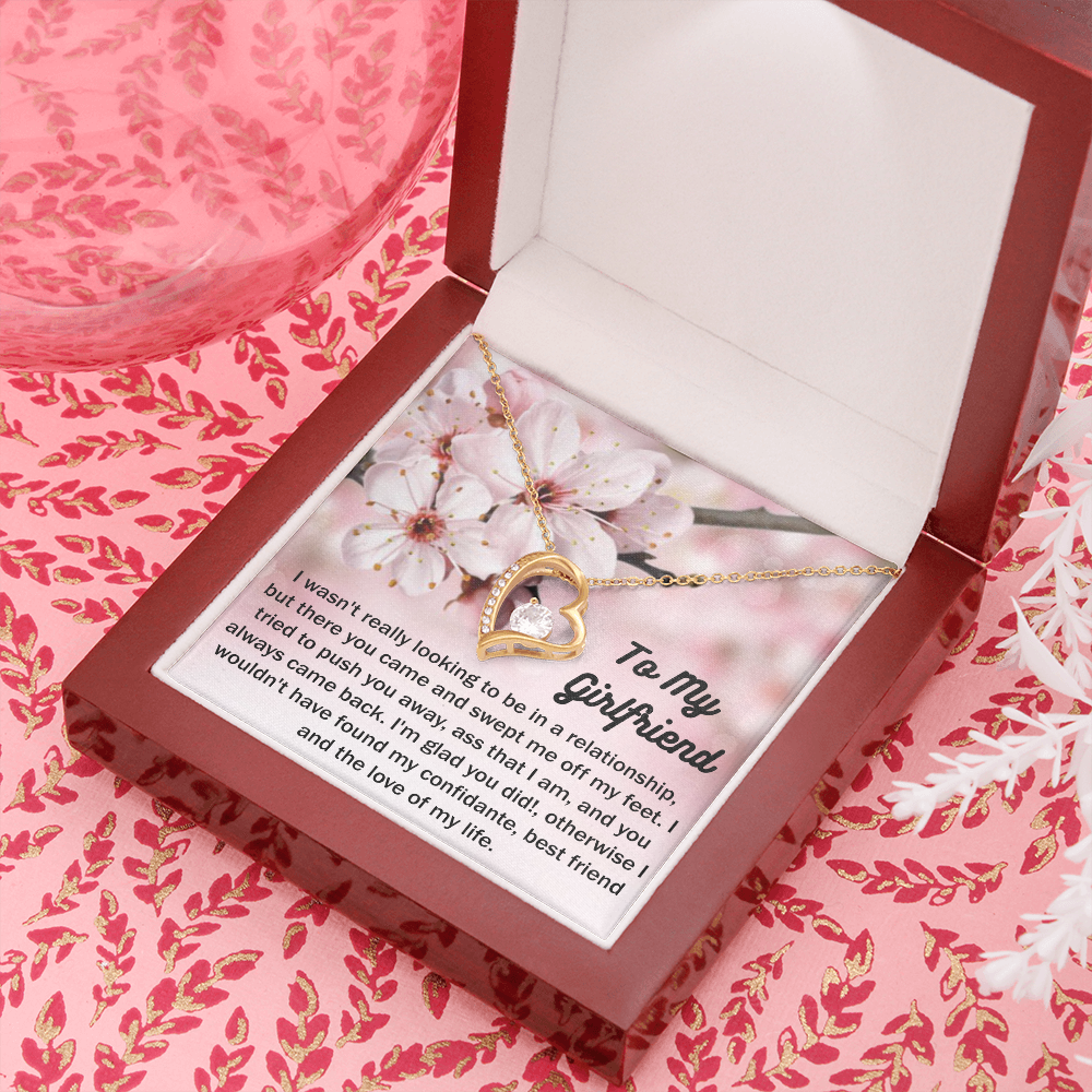 To My Girlfriend Gift From Boyfriend with giftbox Necklace for Girlfriend