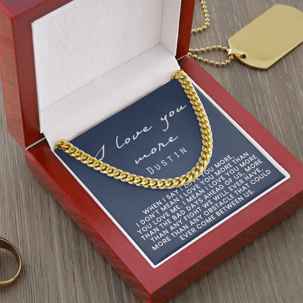 Romantic Gifts For Him, Cute Gifts For Boyfriend Jewelry, Long Distance Relation Dustin