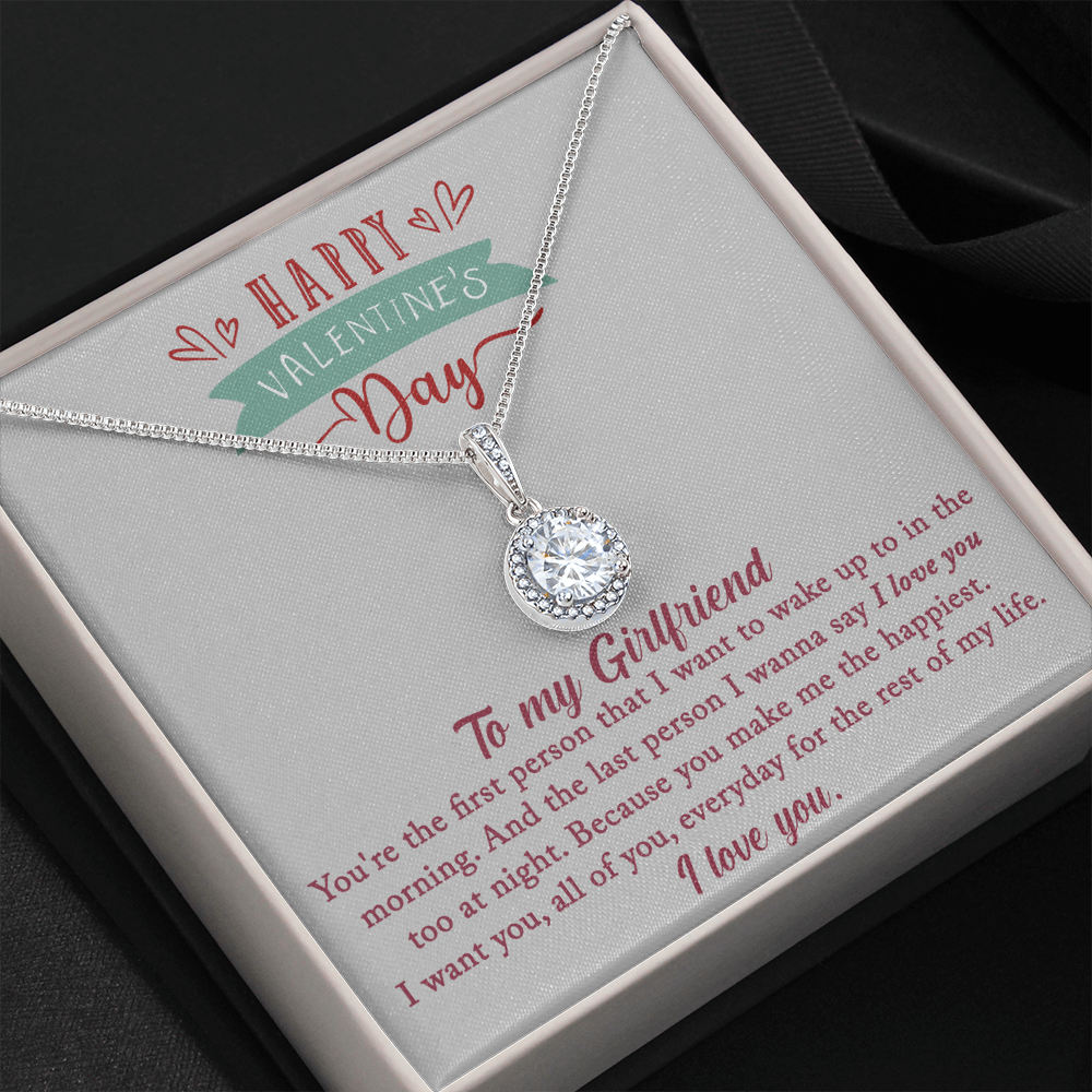 To My Girlfriend Necklace Eternal Hope Necklace Valentine Day gift for Her