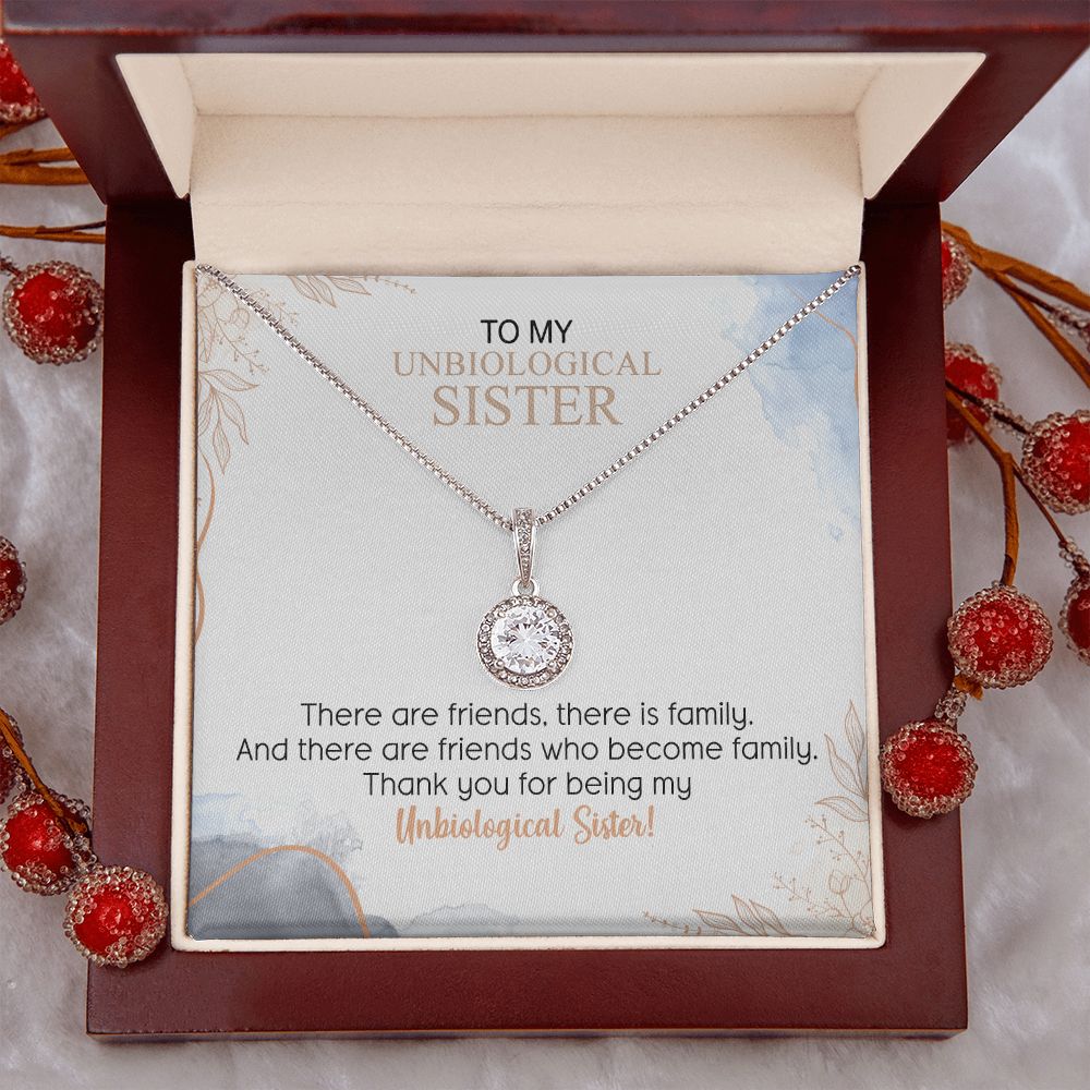 Best Friend Necklace For Unbiological Sister Soul Sister Gift Bestie Birthday Eternal Hope Necklace