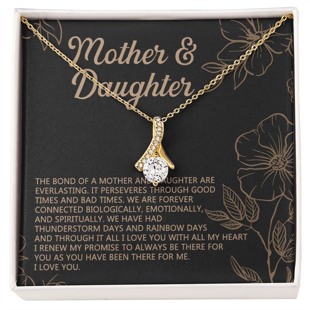 Mother Daughter Necklace Mothers day Necklace Mother Daughter Gift Mother Daughter Jewelry Gift For Daughter From Mom Daughter Mother Alluring Beauty Necklace