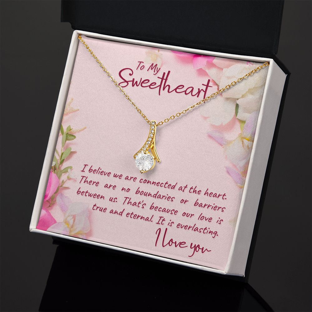 To My Wife Necklace from Husband, Personalized Necklace for Women, Luxury Necklace for Wife from Man Men, Wedding Anniversary Present For Wife, Beautiful Wife Jewelry Christmas Birthday Gift For Wife19 Alluring Beauty Necklace