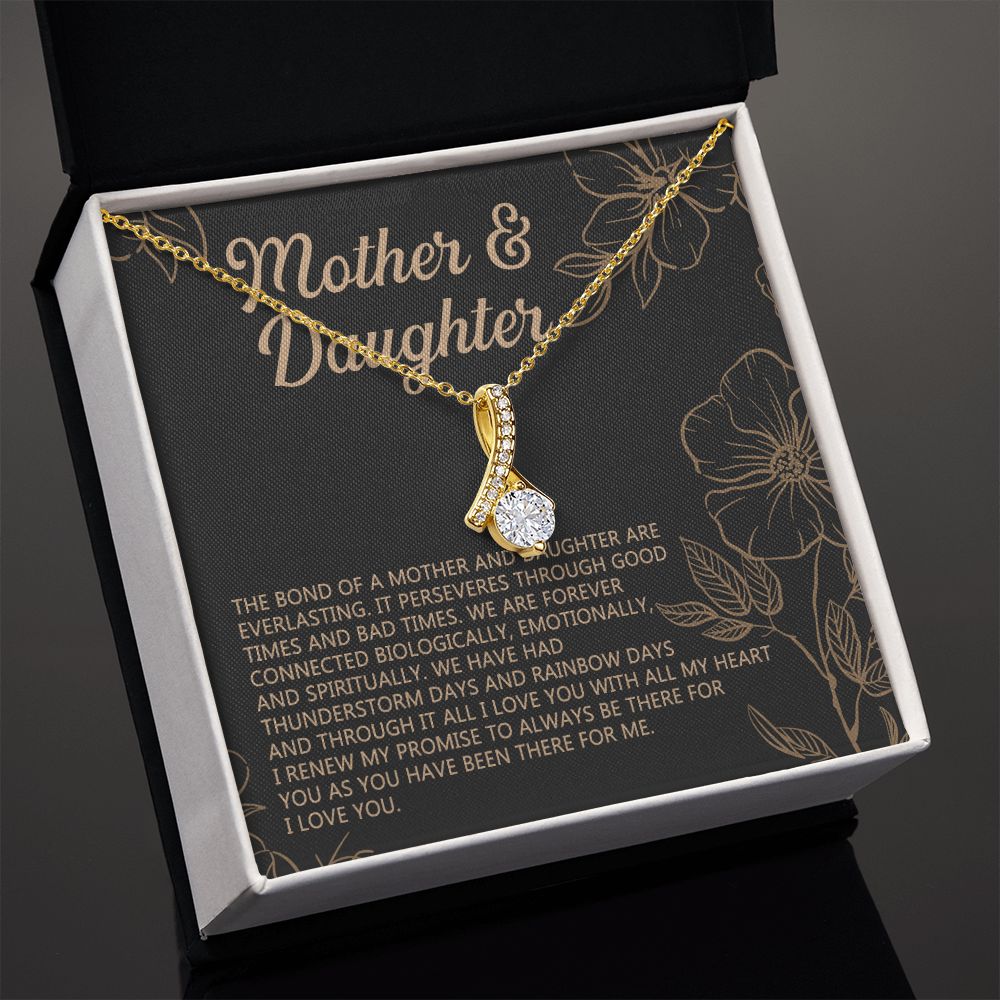 Mother Daughter Necklace Mothers day Necklace Mother Daughter Gift Mother Daughter Jewelry Gift For Daughter From Mom Daughter Mother Alluring Beauty Necklace