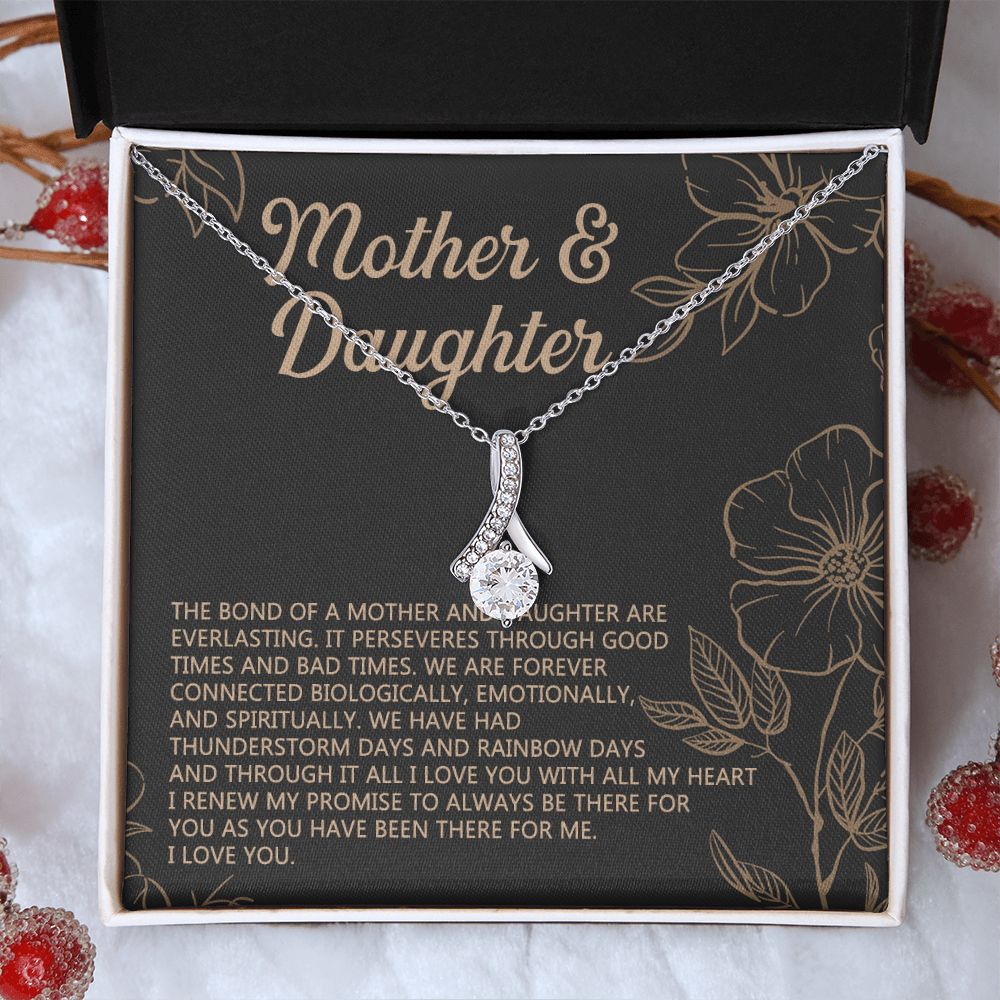 Mother Daughter Necklace Mothers day Necklace Mother Daughter Gift Mother Daughter Jewelry Gift For Daughter From Mom Daughter Mother Alluring Beauty Necklace