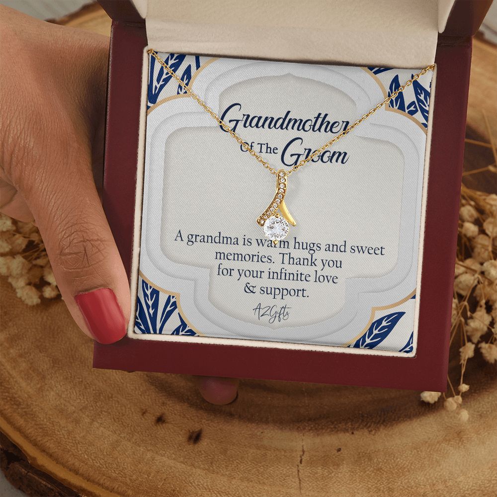 To My Grandmother Necklace, Gift for Grandmother Necklace, Mothers Day Gift For Grandma Nana, Grandma Jewelry From Grandchildren GrandKids , Jewelry Box Gift For Grandma Grandmother