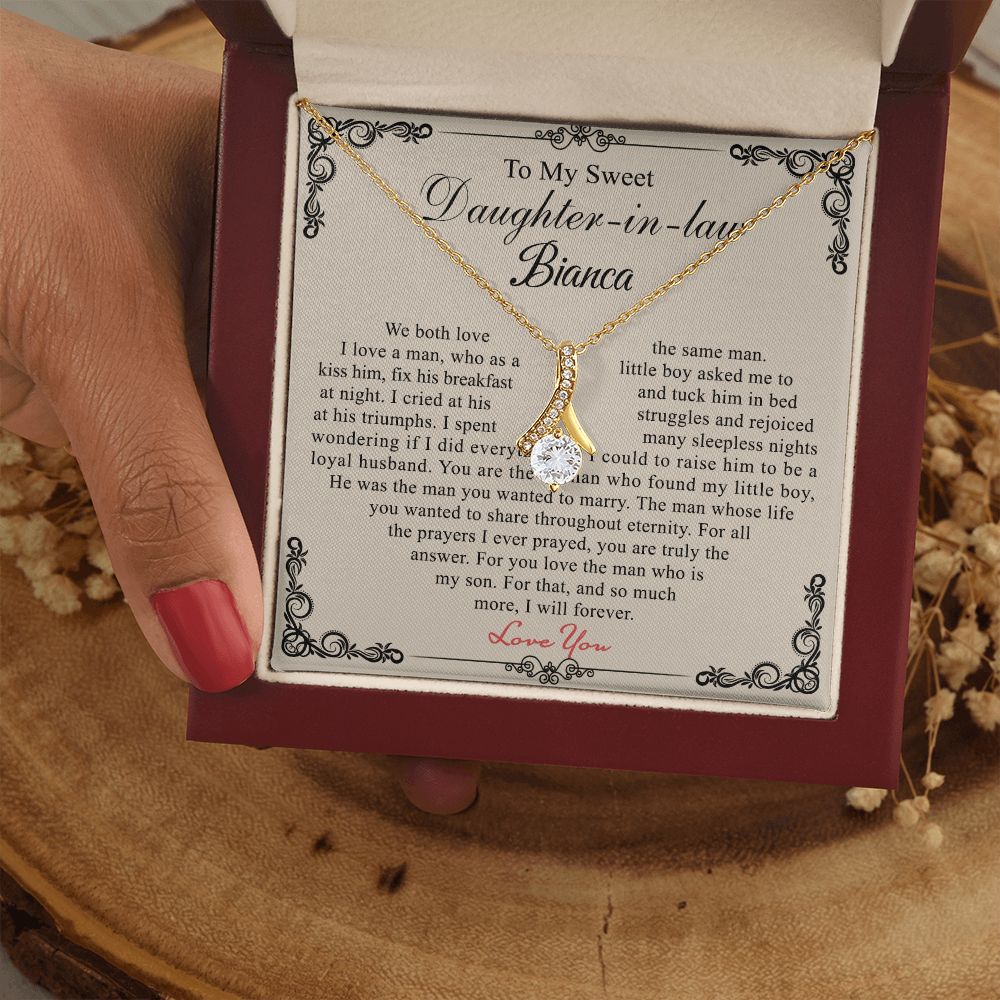 Daughter In Law Gifts Ideas, Daughter In Law Necklace, Gifts For Future Daughter In Law, Daughter In Law Birthday Gifts, Daughter-in-law Gifts From Mother In Law, Birthday Gifts For Daughter4 Alluring Beauty Necklace