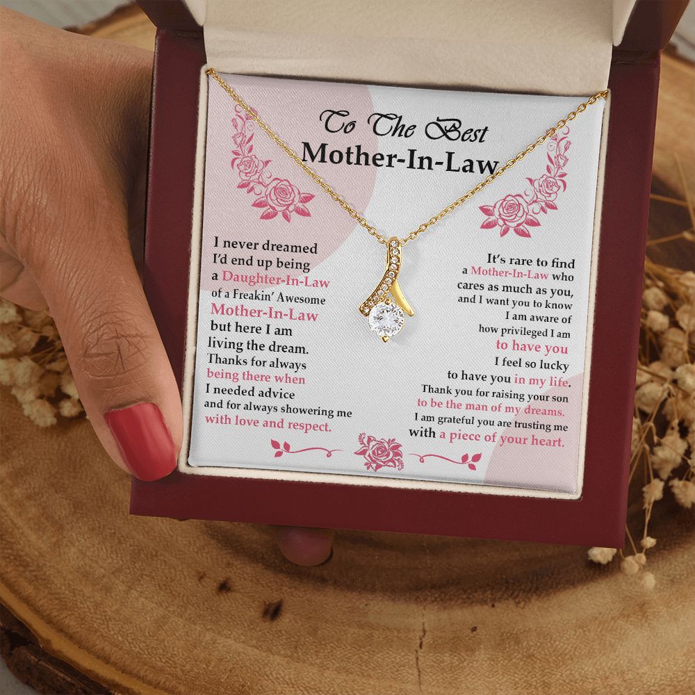 Mother in Law Necklace, Jewelry for Women, Future Mother in Law Gifts from Daughter in Law, Mother of Bride Gifts For Mother in Law, Birthday Gifts For Mother In Law From Daughter In Law6 Alluring Beauty Necklace