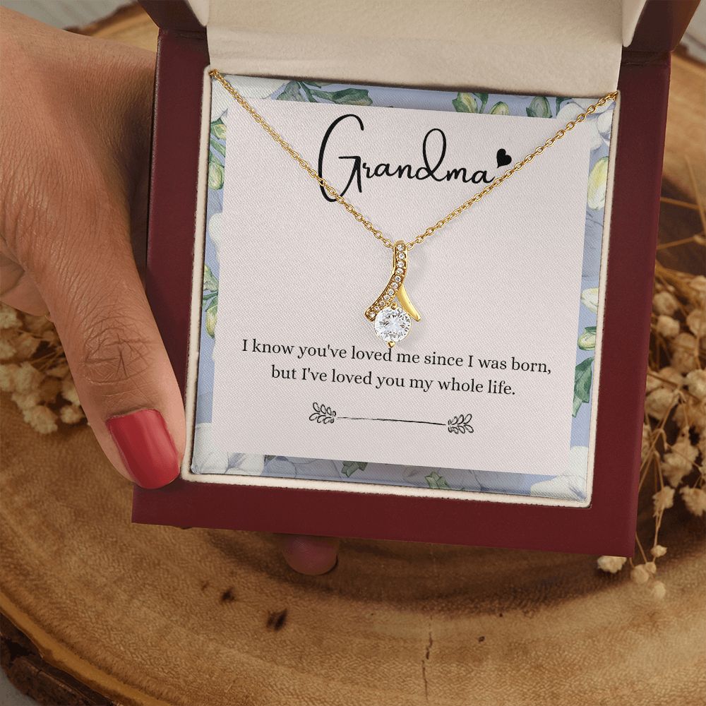 To My Grandma Necklace, Gift for Grandmother Necklace, Mothers Day Gift For Grandma Nana, Grandma Jewelry From Grandchildren GrandKids , Jewelry Box Gift For Grandma Grandmother