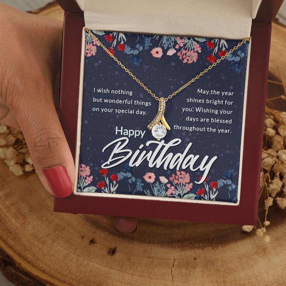 Mom Necklace Gifts for Mom from Daughter to Mom Gifts for Mothers Day from Daughter, To My Mom Necklace from Daughter to Mom Birthday Gifts Necklace with Message Card and Gift Box2230 Alluring Beauty Necklace