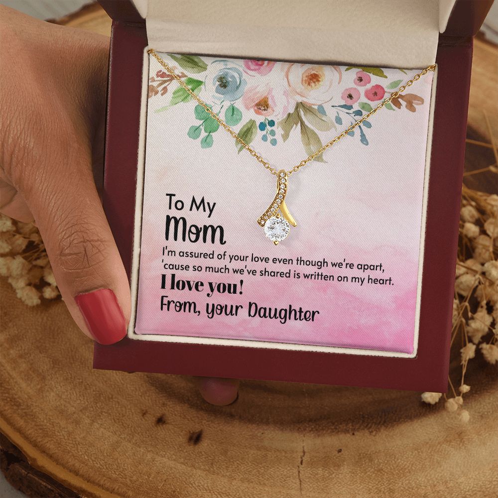 To My Mom Necklace, Gift For Mom, Mother's Day Gift from Daughter, Mom Jewelry Gift for Mothers Day, Birthday Gift for Mother, Moms Gift from Daughter Son, Necklace for Mom Mother 21 Alluring Beauty Necklace