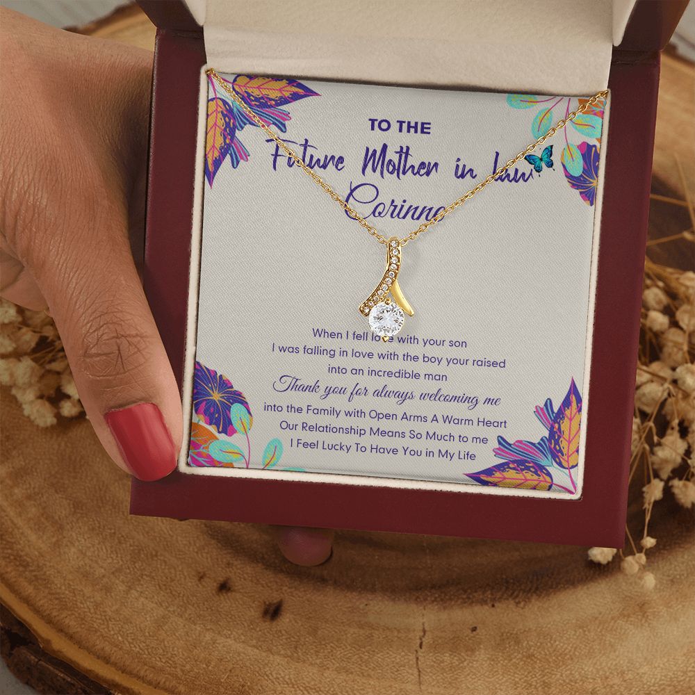 Mother in Law Necklace, Jewelry for Women, Future Mother in Law Gifts from Daughter in Law, Mother of Bride Gifts For Mother in Law, Birthday Gifts For Mother In Law From Daughter In Law16 Alluring Beauty Necklace