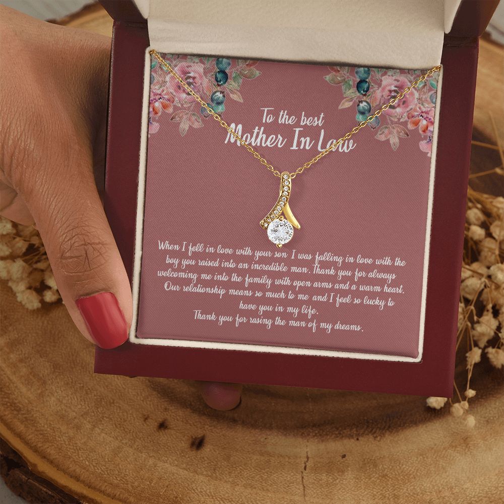 Mother in Law Necklace, Jewelry for Women, Future Mother in Law Gifts from Daughter in Law, Mother of Bride Gifts For Mother in Law, Birthday Gifts For Mother In Law From Daughter In Law11 Alluring Beauty Necklace