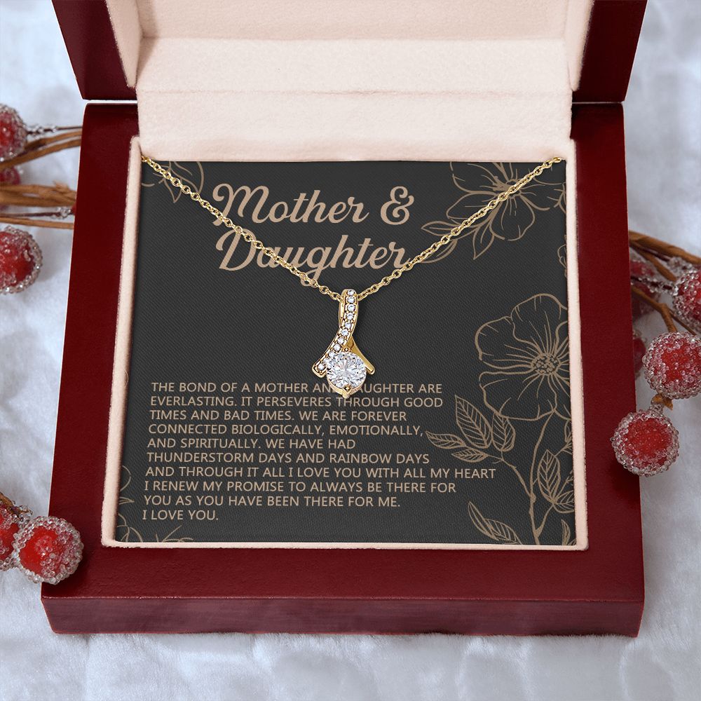 Mother Daughter Necklace Mothers day Necklace Mother Daughter Gift Mother Daughter Jewelry Gift For Daughter From Mom Daughter Mother Alluring Beauty Necklace