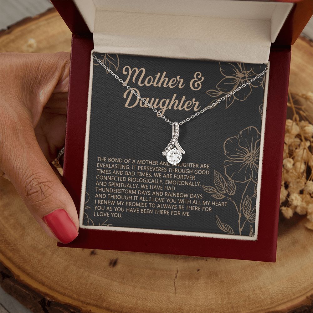 Mother Daughter Necklace Mothers day Necklace Mother Daughter Gift Mother Daughter Jewelry Gift For Daughter From Mom Daughter Mother Alluring Beauty Necklace