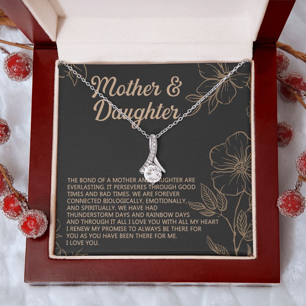 Mother Daughter Necklace Mothers day Necklace Mother Daughter Gift Mother Daughter Jewelry Gift For Daughter From Mom Daughter Mother Alluring Beauty Necklace