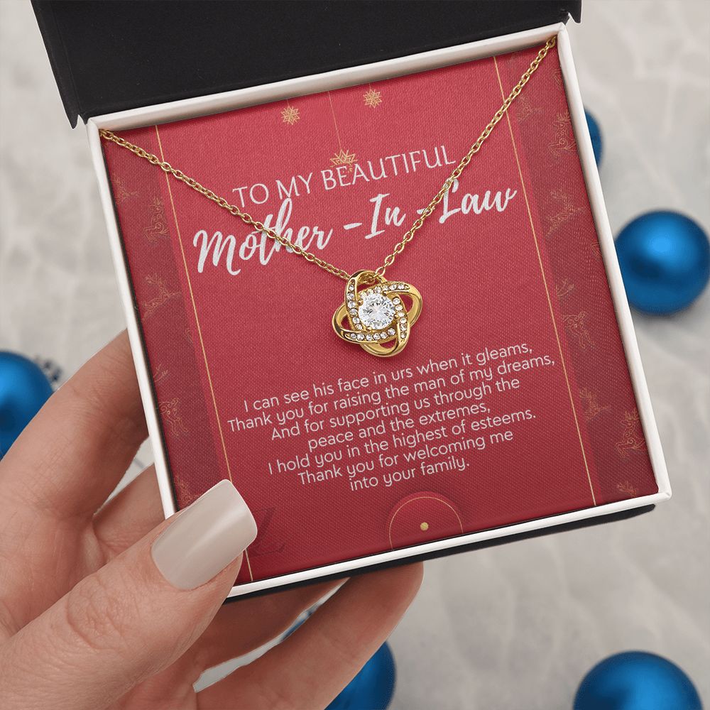 Christmas Gift for Mother in Law Present, Mother in Law Necklace, Jewelry for Boyfriend's Mom, Mother of Boyfriend Xmas Gift, Gift Idea for Mother in Law, Husband's Mom 371
