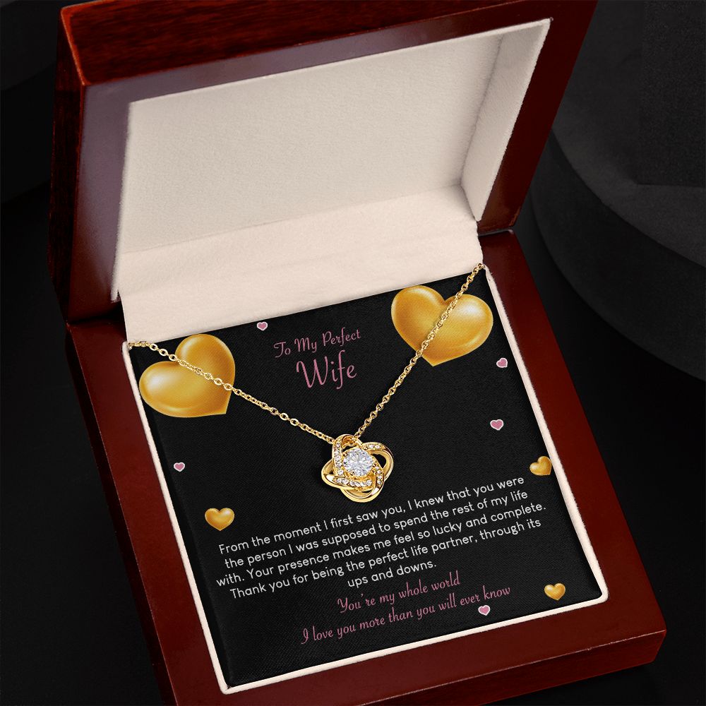 To my wife necklace and earrings Jewelry set wife birthday Anniversary gift 175138894606