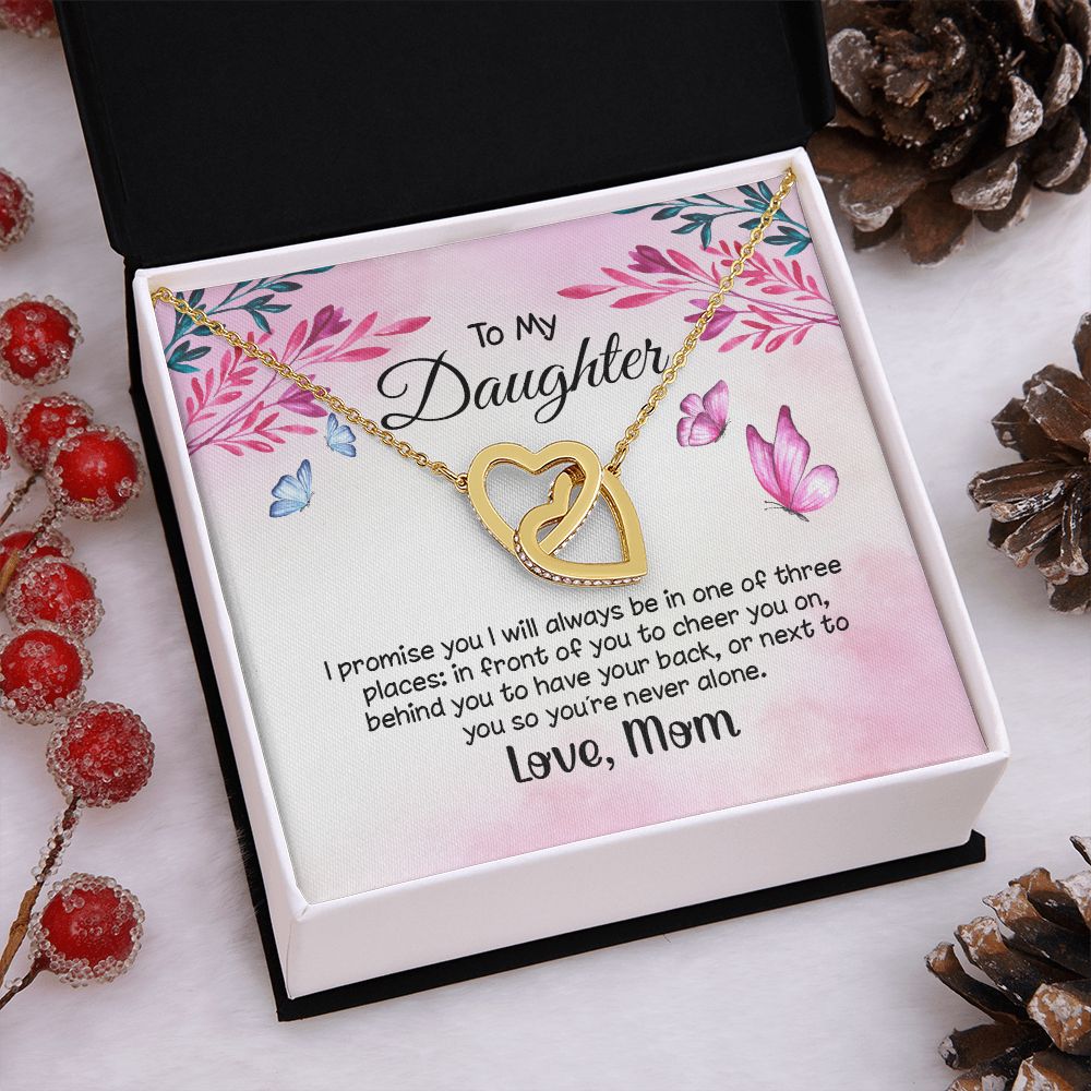 To My Daughter Necklace Gift from Mom, Mother and Daughter Jewelry Necklace for Girls, Mother Daughter Gift Ideas, Jewelry Pendant Necklace
