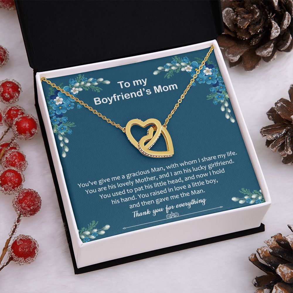 To My Boyfriend Mom Gift Necklace for Boyfriends Mom Gift Mother in Law Jewelry Gift Birthday Gift For Boyfriend's Mom Gift for Boyfriends Mom Gift for Boyfriend's Mom