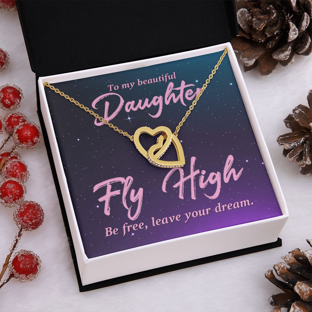 To My Daughter Necklace Gift from Mom, Mother and Daughter Jewelry Necklace for Girls, Mother Daughter Gift Ideas, Jewelry Pendant Necklace