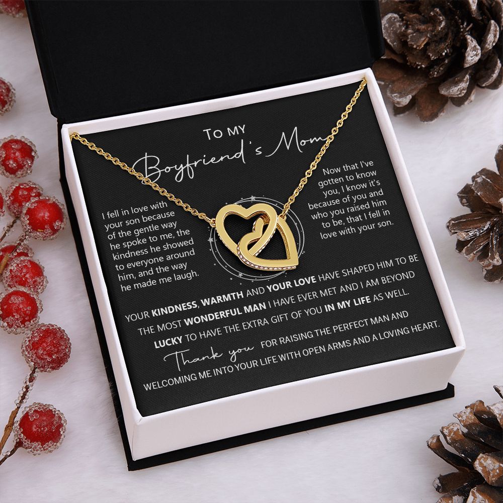 To My Boyfriend Mom Gift Necklace for Boyfriends Mom Gift Mother in Law Jewelry Gift Birthday Gift For Boyfriend's Mom Gift for Boyfriends Mom Gift for Boyfriend's Mom
