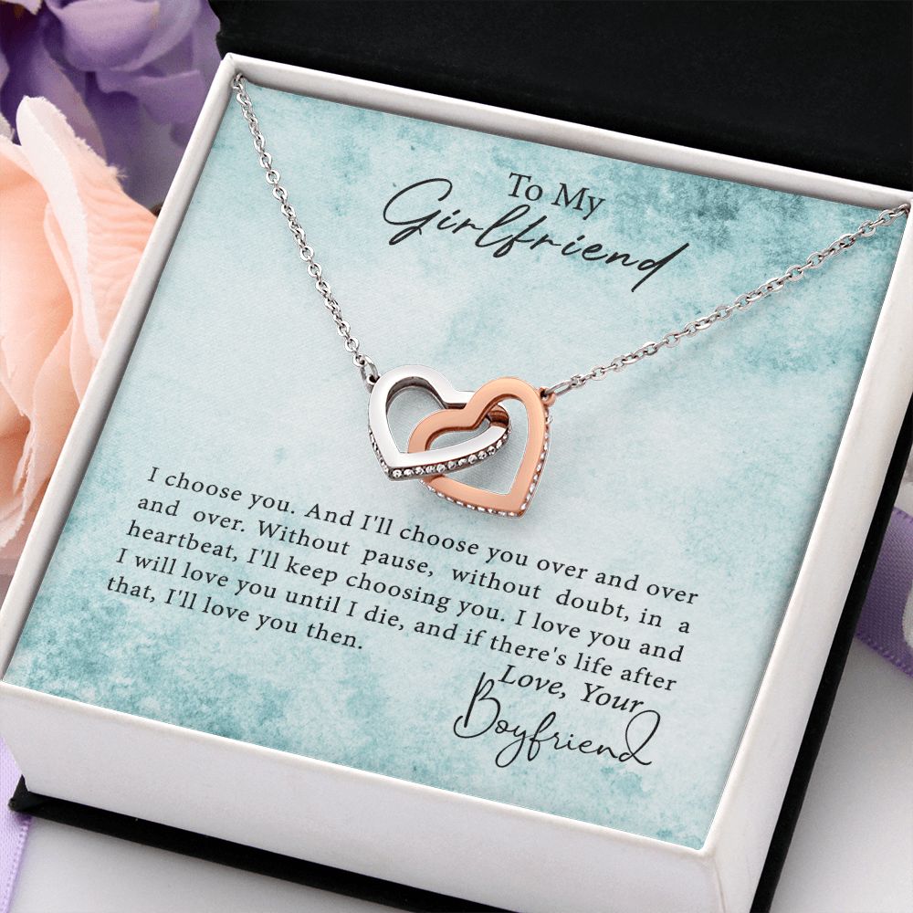To My Girlfriend Necklace from Boyfriend To My Future Wife Necklace Jewelry For Girlfriend Gift For Girlfriend Gift for Her Romantic Birthday Valentines Day Gift For Girlfriend Gifts Necklaces