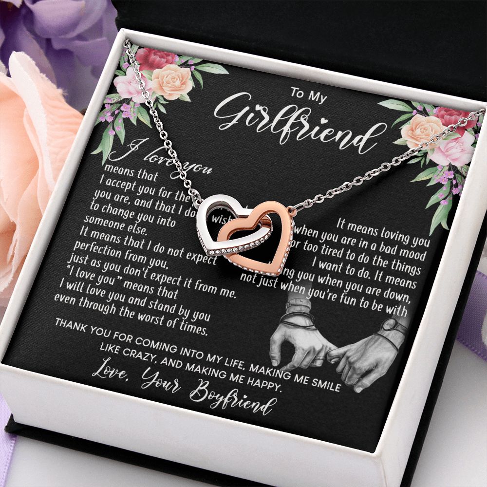 To My Girlfriend Necklace from Boyfriend To My Future Wife Necklace Jewelry For Girlfriend Gift For Girlfriend Gift for Her Romantic Birthday Valentines Day Gift For Girlfriend Gifts Necklaces