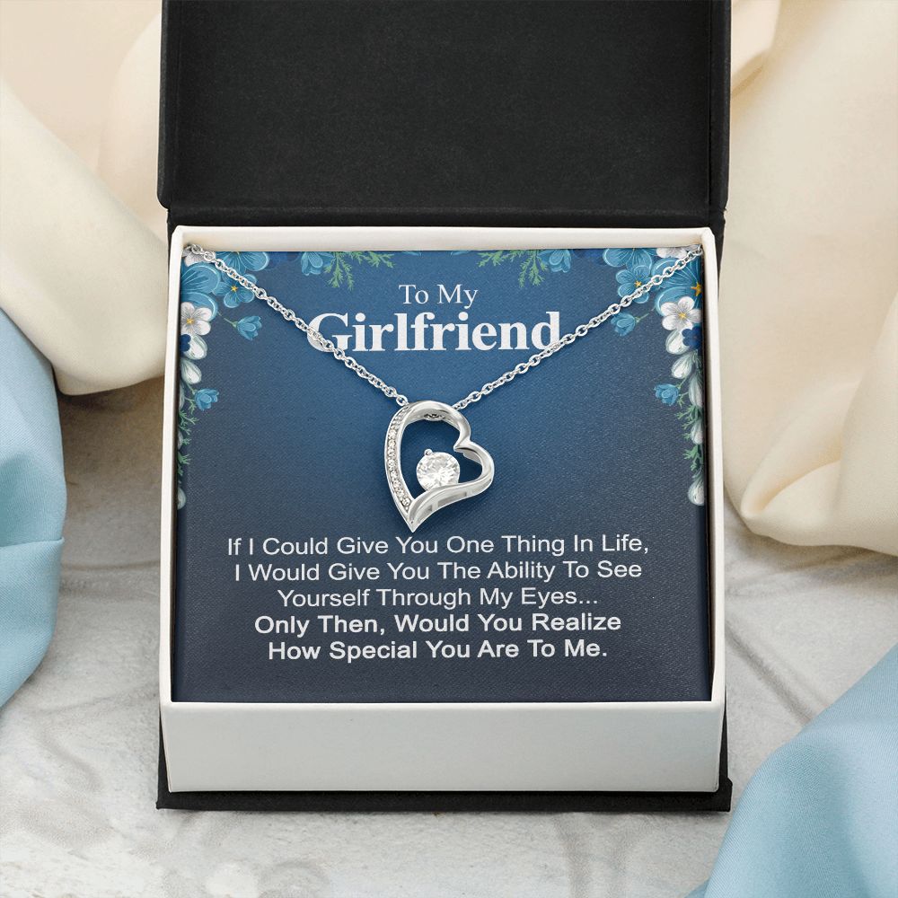 To My Girlfriend Necklace from Boyfriend To My Future Wife Necklace Jewelry For Girlfriend Gift For Girlfriend Gift for Her Romantic Birthday Valentines Day Gift For Girlfriend Gifts Necklaces 32 Forever Love Necklace