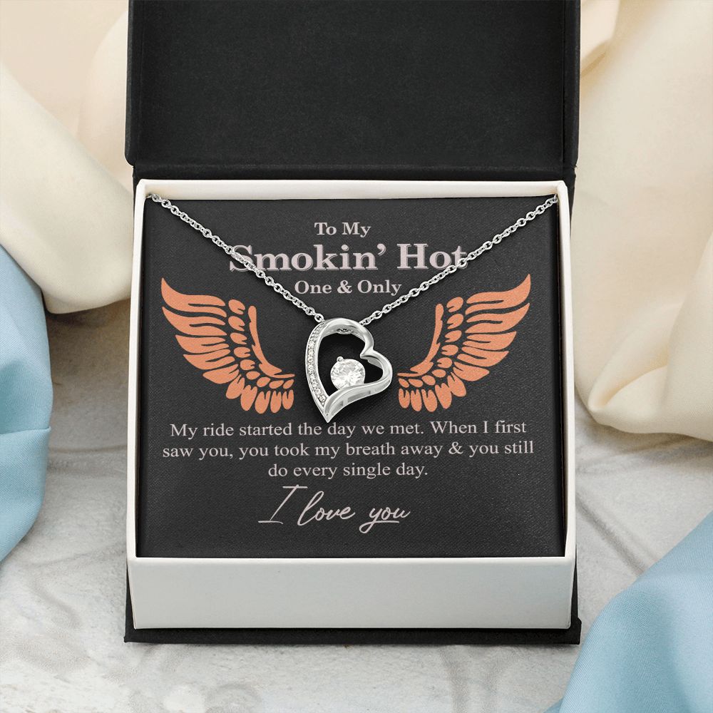 To My Smokin' Hot Necklace Gift One And Only - My Ride Started Alluring Necklace Forever Love Necklace