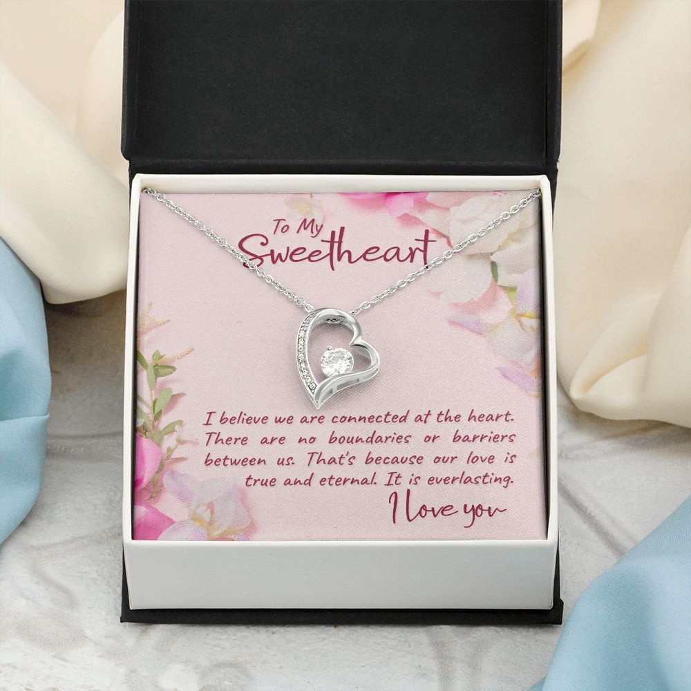 To My Wife Necklace from Husband, Personalized Necklace for Women, Luxury Necklace for Wife from Man Men, Wedding Anniversary Present For Wife, Beautiful Wife Jewelry Christmas Birthday Gift For Wife19 Forever Love Necklace