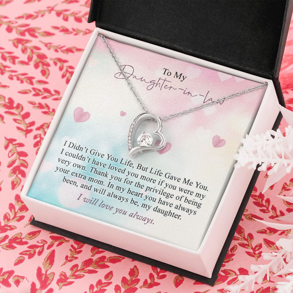 Daughter In Law Gifts Ideas, Daughter In Law Necklace, Gifts For Future Daughter In Law, Daughter In Law Birthday Gifts, Daughter-in-law Gifts From Mother In Law, Birthday Gifts For Daughter5 Forever Love Necklace